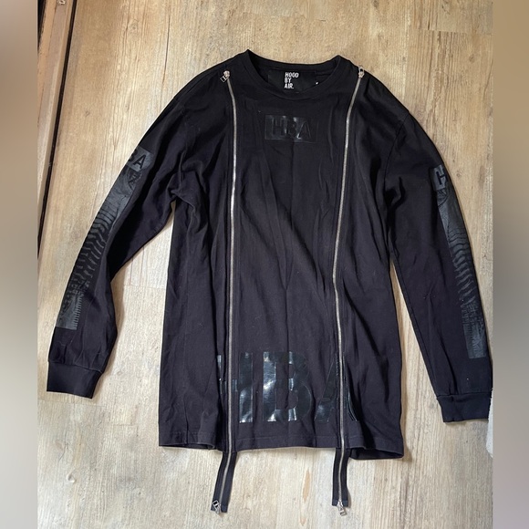 Hood by air zipper long shirt or dress - Picture 1 of 5